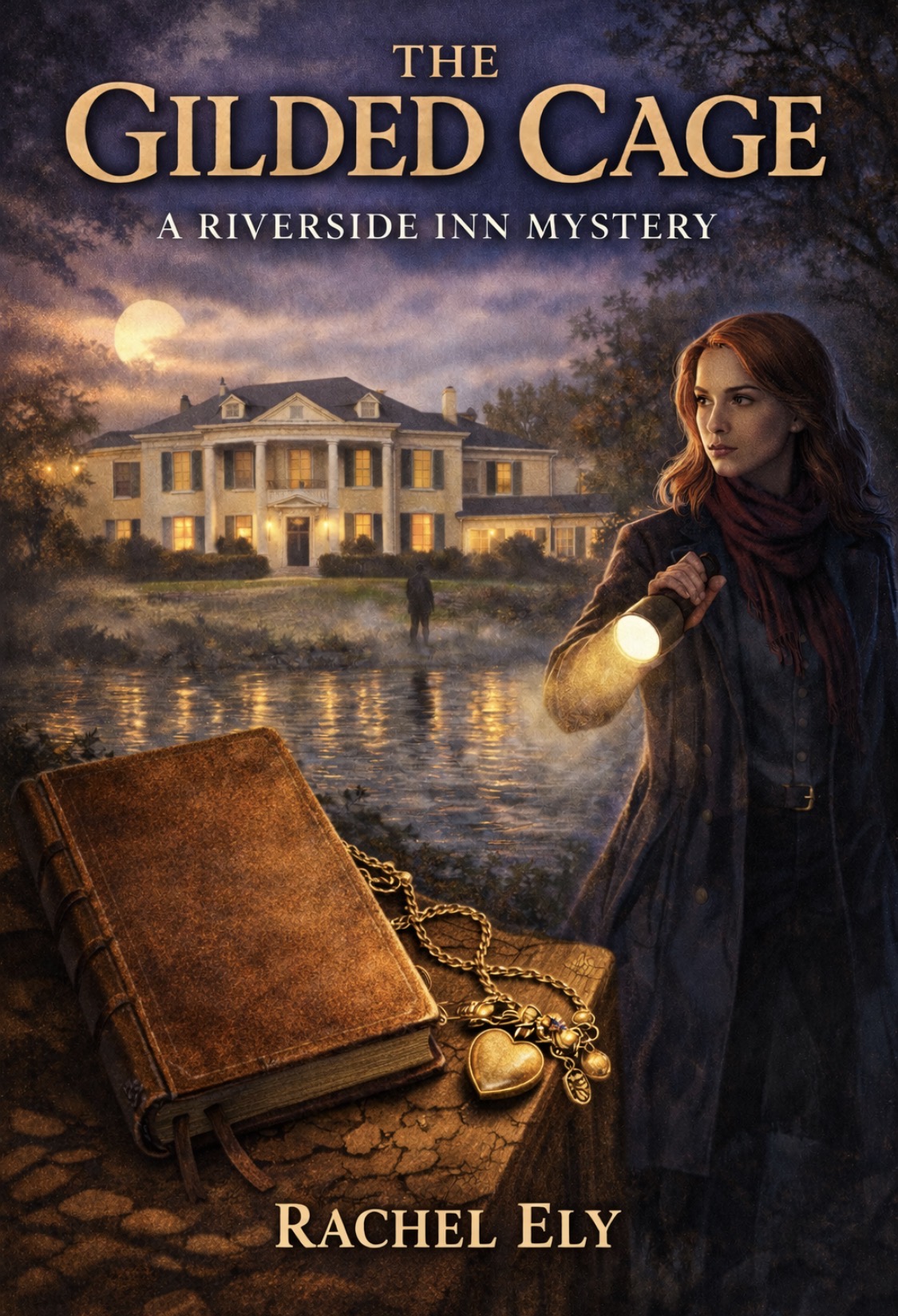 Cover of The Gilded Cage: A Riverside Inn Mystery by Rachel Ely